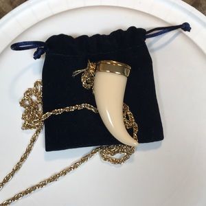 Estée Lauder Pleasures solid parfum  w/ horn/tusk